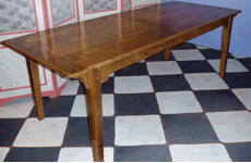 custom hardwood dining table
