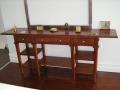 CHERRY WOOD CONSOLE/SOFA TABLE